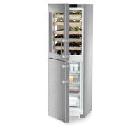 Liebherr Congelatore con cantina vino a libera installazione SWNstd 529i finitura inox da 60 cm