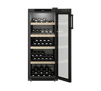 LIEBHERR WPbl 4601 001 20 CANTINETTA, 166 bottiglie, 5 ripiani, dimensoni: L 59,7 cm, A 148,4 P 76,3 Nero/Vetro, classe F