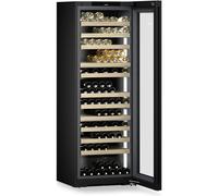 Liebherr Cantina vino a libera installazione WPgbi 7473 con porta in vetro e telaio nero/BlackSteel da 70 cm