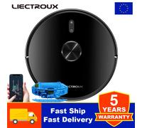 Liectroux X6 LDS Aspirapolvere robot , navigazione laser lidar, aspirazione combinata a secco e a umido, aspirazione a 6500Pa, mappa multipavimento, pulizia a Y, pulizia turbo dei tappeti,APP No-Go Bl