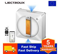 Liectroux YW710 Robot lavavetri, doppio spruzzo d'acqua, forte aspirapolvere, robot per la pulizia delle finestre delle pareti del pavimento della casa, app e telecomando