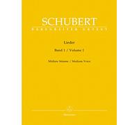 Lieder, Band 1 (Mittlere Stimme). Singpartitur, Sammelband, Urtextausgabe. BÄRENREITER URTEXT