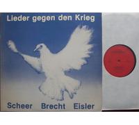 Lieder gegen den Krieg / Scheer / Brecht / Eisler / DIE STÄDTE STEHEN NOCH / DIE MENSCHEN ATMEN NOCH / ILSE SCHEER: LIEDER UND TEXTE GEGEN DEN KRIEG VON BERTOLT BRECHT, KURT TUCHOLSKY, OTTO ZONSCHITZ: MUSIK: HANNS EISLER / 1981 / Bildhülle / PALLAS # T 4