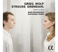 Edvard Grieg Grieg/Wolf/Strauss/Grøndahl: Lieder & Songs (CD) Album