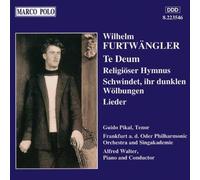 Lieder, Te Deum, Religioser Hymnus (Walter, Frankfurt Po) (CD) Album