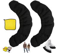 Liekadijiae 1 Paio di Protezione per Hockey su Ghiaccio, Lame dei Pattini Protezioni, Protezioni per Pattini da Ghiaccio, Copri per Pattini da Ghiaccio, Protezioni Protettive Lame per Pattini