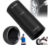 Liekadijiae Bussole per Avvitatore, Set di Chiavi a Bussola a Percussione, 20.5 x 21.5mm Bussole per Avvitatore ad Impulsi, Chiave a Bussola Attrezzo per L'installazione o la Rimozione di Dadi Ruote