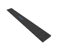 LIEKUMM Rampa per soglia in gomma, altezza 1,5 cm, antiscivolo per sedia a rotelle con motivo a stella polare, portata 650 kg, per aperture di porte, gradini, marciapiedi, scooter, passeggini, moto