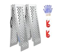 LIEKUMM Rampe per Moto, 150 cm Rampe di Carico, Portata 300 kg Rampa di Accesso, Rampa di carico per Moto, ATV, camion, confezione da 2