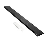 LIEKUMM Rampe per Soglie, 90 x 8 x 2,5 cm Pedane Sedia a Rotelle, Capacità di 650 kg Rampa per Disabili, rampa per marciapiedi da tagliare