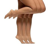 LIEMI Pօmpea Calze Gambaletto COMFORT SIZE 20 DEN Taglia Unica Creme Caramel 6 Paia