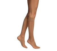 LIEMI Pօmpea Calze Gambaletto IDEALE 20 DEN Taglia Unica Ambrato 2 Paia