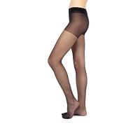 LIEMI Pօmpea Collant Donna VANI 20 Den - Opaco & Velato, Corpino Rinforzato, Cinturino Soft Che Non Segna, Punte Invisibili Rinforzate - Comfort Quotidiano, M, Nero, 1 Paio