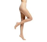 LIEMI Pօmpea Collant Donna VANI 20 Den - Opaco & Velato, Corpino Rinforzato, Cinturino Soft Che Non Segna, Punte Invisibili Rinforzate - Comfort Quotidiano, L, Polvere Dorata, 3 Paia