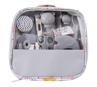 Liemuao - Kit di 15 accessori per capelli, termometro digitale, termometro da bagno, piccolo taglio per unghie, kit da bagno per bambini, kit da bagno per bambini (grigio)