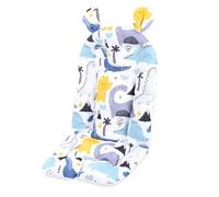 Liemuao Passeggino Cuscino Supporto Bambino in Cotone, Carino Cuscini Riduttori per Passeggini, Imbottitura Universale per Neonati, Sedile Reversibile per Passeggino, Materassino per Estate e Inverno