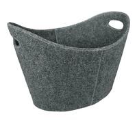 Lienbacher Cestino in feltro grigio ovale