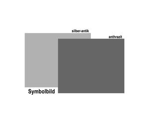 Lienbacher Lamiera d'acciaio rettangolare / bordi arrotondati argento antico