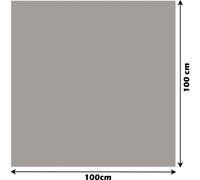 Lienbacher Piastra di base quadrata in metallo per forno antracite