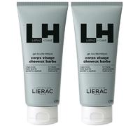 LIERAC Homme Gel Doccia Multi-funzione Corpo Viso e Capelli 2x200 ml G