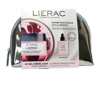 Lierac - Cofanetto per la cura delle rughe - Gel-crema giorno rassodante 50 ml + siero tensore 15 ml in omaggio + astuccio gratuito - Cura viso anti-età fermezza e brillantezza - Regalo donna