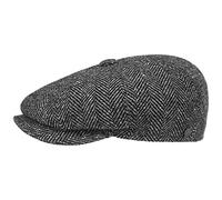 LIERYS Coppola a Spina di Pesce Berretti da Uomo Cappellino Invernale XL (60-61 cm) - Nero