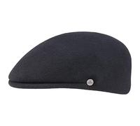 LIERYS Coppola in Feltro di Lana da Uomo - Made in Italy - Coppola Impermeabile e Ripiegabile - Berretto Piatto - Autunno/Inverno - Blu Scuro M (56-57 cm)