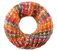 LIERYS Jasila Sciarpa Multicolore in Lana Vergine Maglia Made in Germany Donna Invernale Lavabile