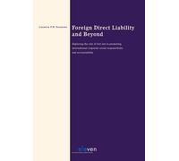 Liesbeth F. H. Enneking Foreign Direct Liability and Beyond (Copertina rigida)