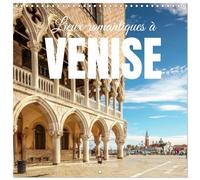 Lieux romantiques à Venise (Calendrier mural carré 2026 30 x 60 cm (ouvert)) Calendrier double avec une page pour vos prises de notes