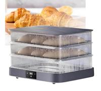 Lievitatore Elettrico Pieghevole 40L Macchina Per Lievitazione Dell'impasto Con Riscaldatore Timer Scatola Fermentazione Versatile Per Baguette Con Lievito Madre Panificazione Artigianale