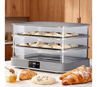 Lievito Elettrico Da 40 Litri, Lievitatore Digitale Per Pane Con Temperatura Regolabile, Timer 24 Ore E Umidità Automatica Per Una Fermentazione Uniforme Uso Domestico In Panetteria