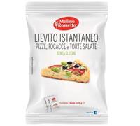 Lievito Istantaneo Senza Glutine - Per Pizze, Focacce e Torte Salate - 3 Bustine da 16 g (48 g Totali)