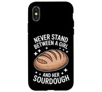 Lievito naturale Ragazza Funny Bread Baker Custodia per iPhone X/XS