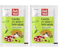 Lievito per Pizze e Torte Salate (3 buste da 18g) BIO senza glutine (Confezione da 2)