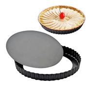 LIEWEI Boutique Shop UK Teglia per Torta Resistente da 20-30 cm, per crostata, Quiche, flan, con stampi a Fondo Allentato Rimovibile, per Torta, Pizza, Torta, Stampo Rotondo