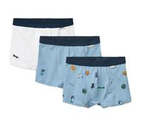 LIEWOOD - Kid's Marvin Boxers 3-Pack - Mutande 86/92 blu