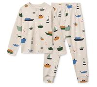 LIEWOOD - Kid's Wilhelm Printed Pyjamas Set - Pigiama 86-92 beige