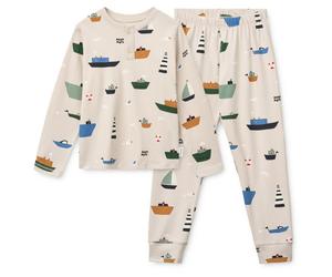 LIEWOOD - Kid's Wilhelm Printed Pyjamas Set - Pigiama 98-104 beige
