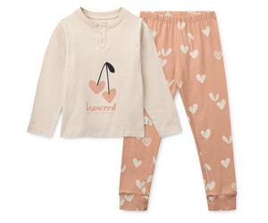 LIEWOOD - Kid's Wilhelm Printed Pyjamas Set - Pigiama 98-104 beige