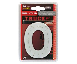 LIF6 Spell-It Led 90 Mm 24V - Rosso - O