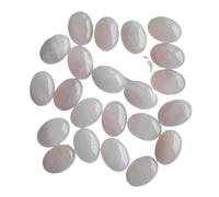 LiFBeauTiFul Perle cabochon ovali in Pietra Rosa Naturale di Alta qualità for Accessori for Gioielli Home (Color : 13x18mm50pcs)