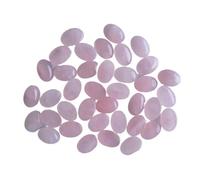 LiFBeauTiFul Perle cabochon ovali in Pietra Rosa Naturale di Alta qualità for Accessori for Gioielli Home (Color : 10x14mm50pcs)