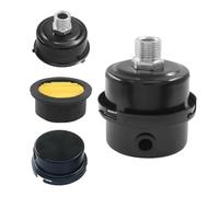 LifCratms 1 silenziatore per compressore d'aria, filettatura da 3/8", filtro di aspirazione per compressore d'aria, parti di ricambio per silenziatore sonoro in metallo da 16 mm