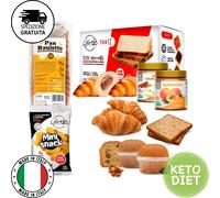 Life 120 Box Colazione Low Carb 30 Giorni Pancarré Cornetti Muffin Keto Dieta