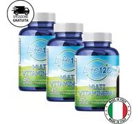 Life 120 Multivitaminico Vitamine Minerali B12 Zinco Ferro Selenio 3x45 Cpr