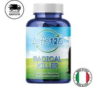Life 120 Radical Killer Antiossidante Curcuma Quercetina Vite Rossa 90 Cpr