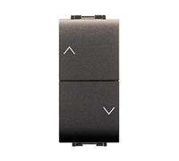 LIFE 4022 DOPPIO PULSANTE P/TAPPARELLE GRIGIO A