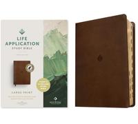 Life Application Study Bible: New Living Translation, Rustic Brown Leaf, Leatherlike, Red Letter