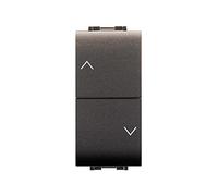 Life art.4022 doppio pulsante x tappar. nero